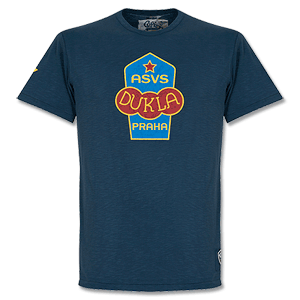 None Copa Vintage Dukla Prague T-Shirt - Navy