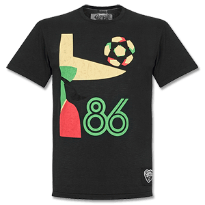 None Copa Vintage Mexico 86 T-Shirt - Black