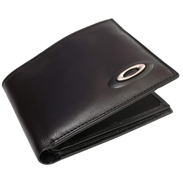 Oakley Black Leather Wallet by