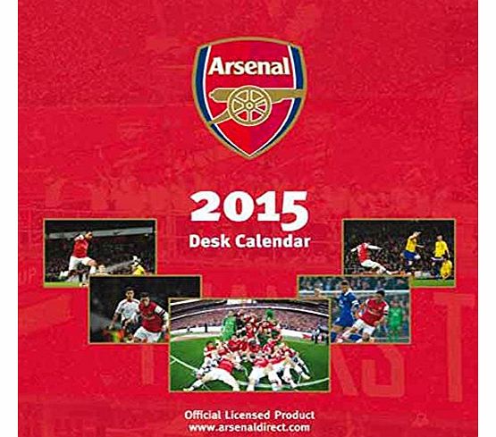 Official Football Merchandise Official Arsenal 2015 Desk Easel Calendar (Calendars 2015)