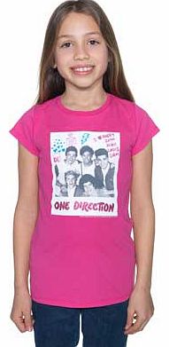 One Direction Pink T-Shirt - 8-9 Years