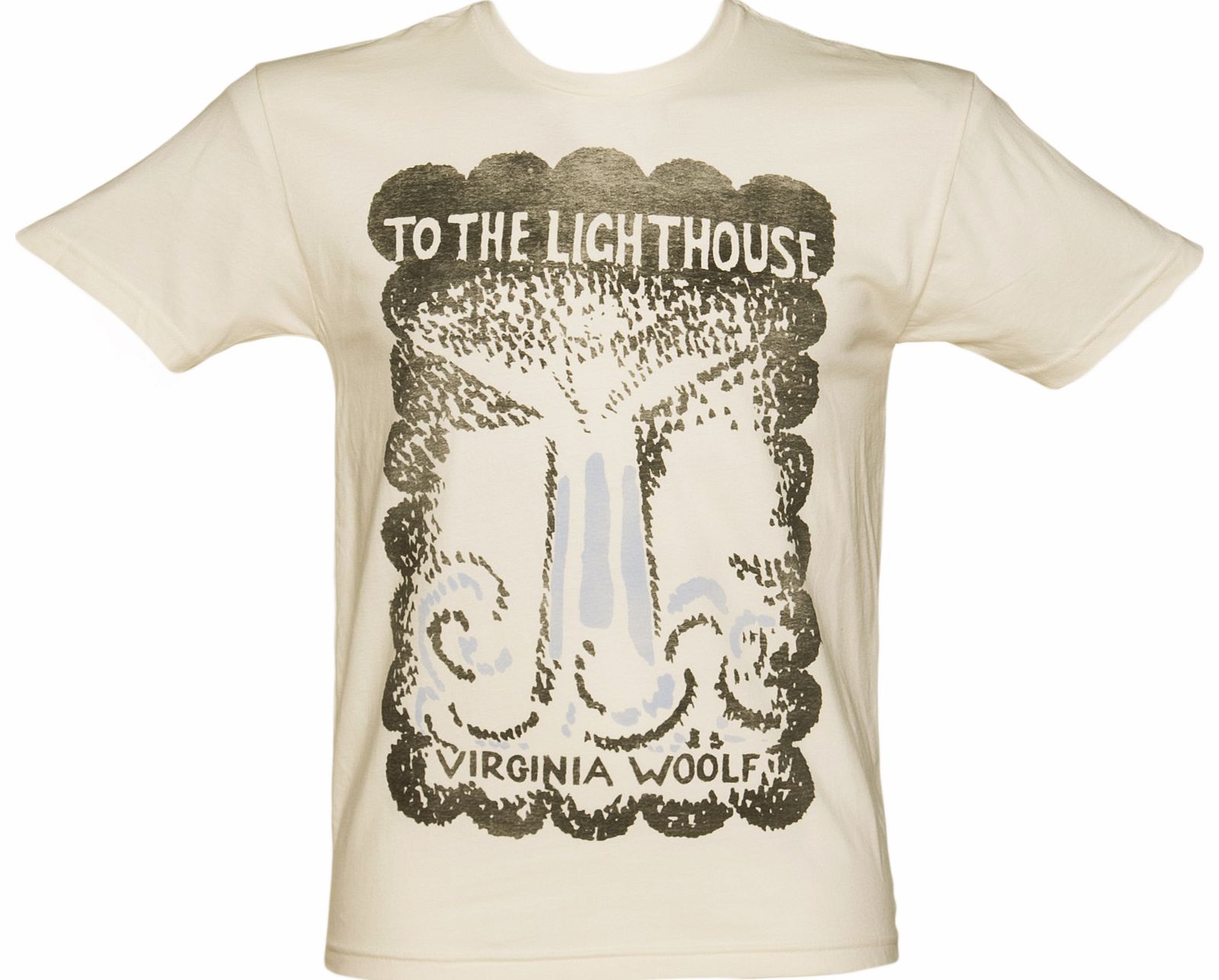 Out Of Print Mens Off White To The Lighthouse Virginia Woolf