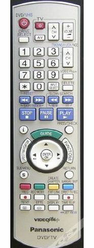 Panasonic Genuine Remote Control EUR7659YN0, fits models: DMR-EX95VEBS, DMR-EZ45VEBS