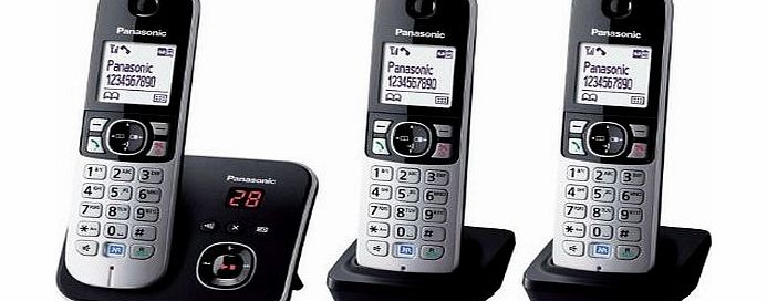 KX-TG6823EB Trio DECT Cordless Telephone Set with Answer Machine
