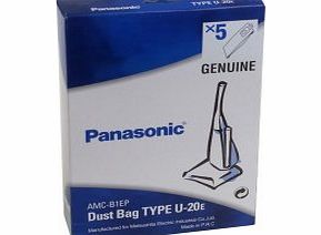 Panasonic Original Manufacturer Produced Panasonic Type U-20E Paper Bags, Pack of 5