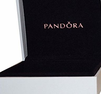 Pandora Original Black Interior Jewellery Gift Box - 9cm x 9cm x 4cm