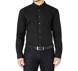 Paul Smith Navy pure cotton slim-fit shirt