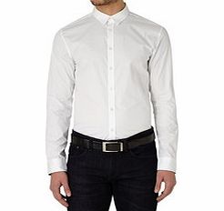 Paul Smith White pure cotton slim-fit shirt