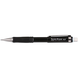 pentel Twist Erase Pencil 0.7mm Black Ref QE517A