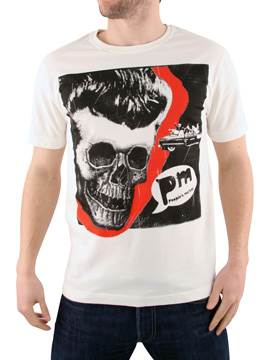 Peoples Market White Skull Face T-Shirt