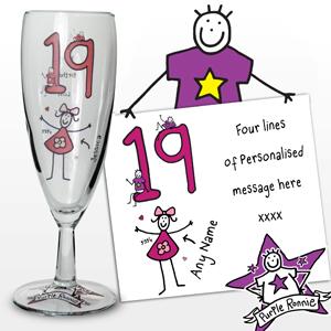 Personalised Purple Ronnie Age Young Female Flute
