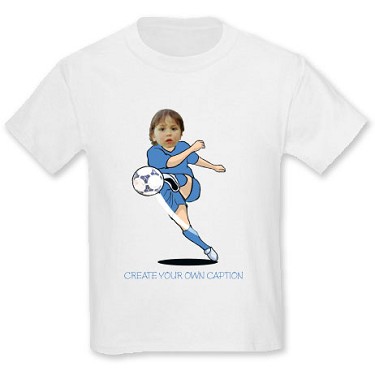 Personalised T-Shirts Personalised Footy T-Shirt