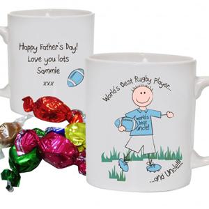 Personalised Worlds Best Rugby Player Mug