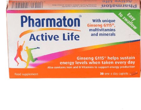 Pharmaton, 2102[^]0107136 Active Life 30 Caplets