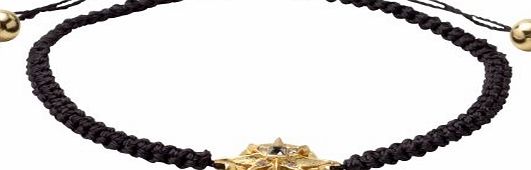 Pilgrim Jewelry Womens Bracelet Gold-Plated Brass with Crystals 17.0 CM Grey Starcross 191342102