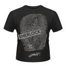 Plastic Head Sherlock Mens T-Shirt - Fingerprint PH8096L