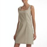 Promod Redoute creation short linen and cotton mix dress beige 014