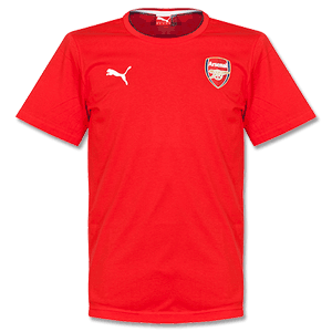 Puma Arsenal Red Fan Badge T-Shirt 2014 2015