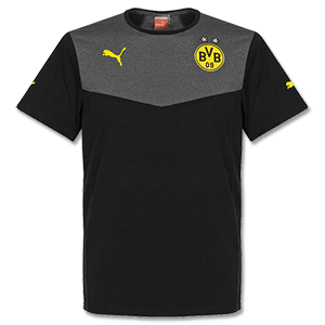 Puma Borussia Dortmund Black T-Shirt 2013 2014