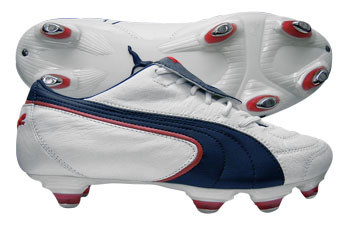 Puma Football Boots Puma King Exec SG Football Boots White / Blue / Red