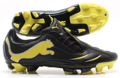 Puma Football Boots Puma PowerCat 3.10 FG Football Boots Black/Yellow