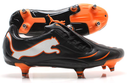 Puma Football Boots Puma PowerCat 3.10 SG Football Boots Black/Orange
