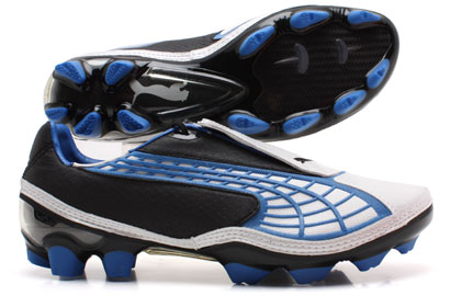 Puma Football Boots  V1-10 FG Football Boots White/Blk/Royal
