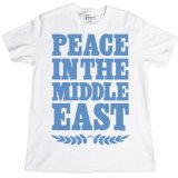 Puma Golf PEACE IN THE MIDDLE EAST T-Shirt, White, S