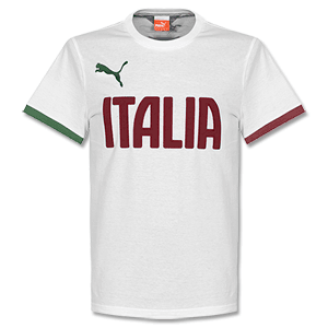 Puma Italy Italia Graphic T-Shirt - White