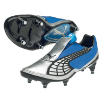 Puma V1.10 SG Football Boots - Royal/Silver/Black.