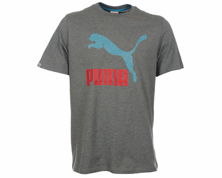 Puma Vintage Logo Grey T-Shirt