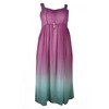 Que Scarlett Dress in Pink and Turquoise