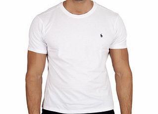 Ralph Lauren White pure cotton short-sleeved T-shirt