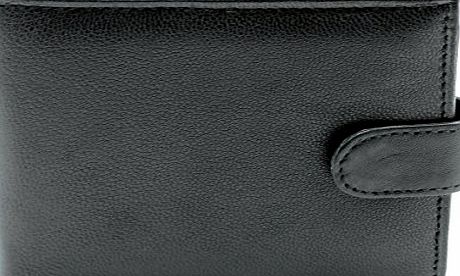 RAS WALLETS Mens quality soft leather Wallet with multiple card slots and i.d. window