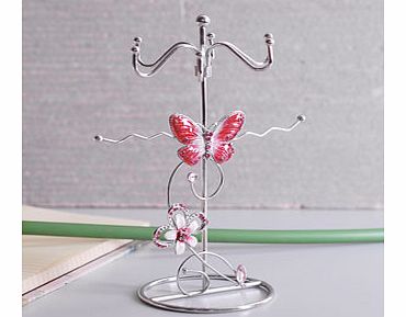 Red Butterfly Jewellery Holder