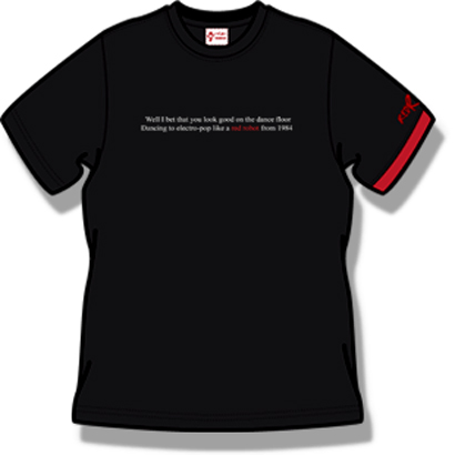 Red Robot Arctic Robot Menand#39;s Organic Black T-Shirt