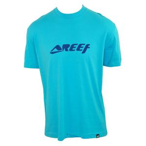 Reef Mens Mens Reef Speed Adventure T-Shirt. Sky