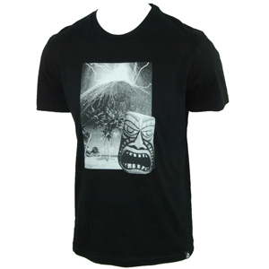 Reef Mens Mens Reef Taboo T-Shirt. Black