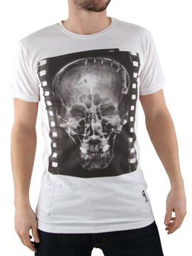 Religion White Xray Skull T-Shirt