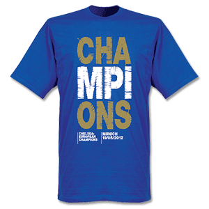 Retake 2012 Chelsea Champions T-Shirt - Blue
