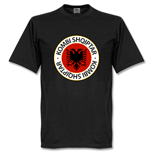 Retake Albania Crest T-Shirt - Black