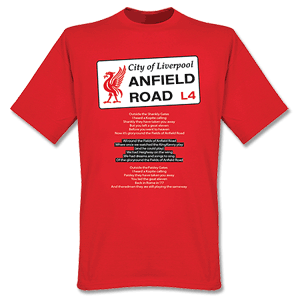 Retake Anfield Road T-shirt - Red