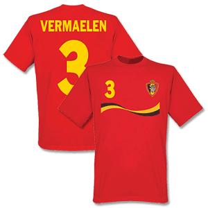 Retake Belgium Vermaelen T-shirt - Red