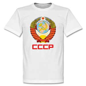 Retake CCCP Crest T-Shirt - White