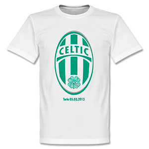 Retake Celtic Turin 05.03.2013 Crest T-shirt - White