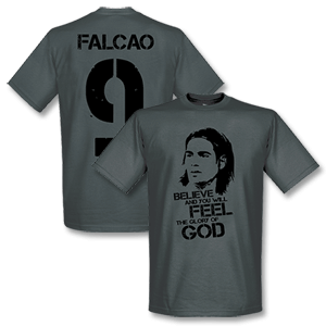 Retake Colombia Falcao T-shirt - Dark Grey