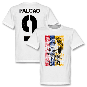 Retake Colombia Falcao T-shirt - White