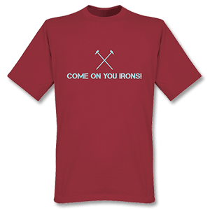 Retake Come On You Irons T-shirt - Claret