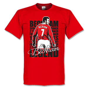 Retake David Beckham Legend T-Shirt - Red