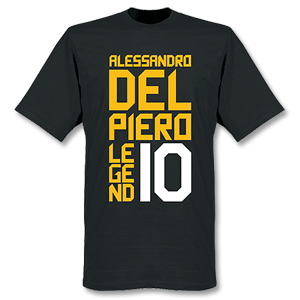 Retake Del Piero Legend T-shirt - Black